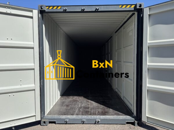 40′ x 8′ x 9.5′ Tall – New *High Cube Shipping/Storage Container – Wind and Watertight-GRAY - Image 10